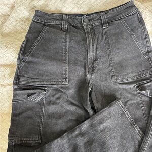 Hollister High Waisted Cargo Jeans